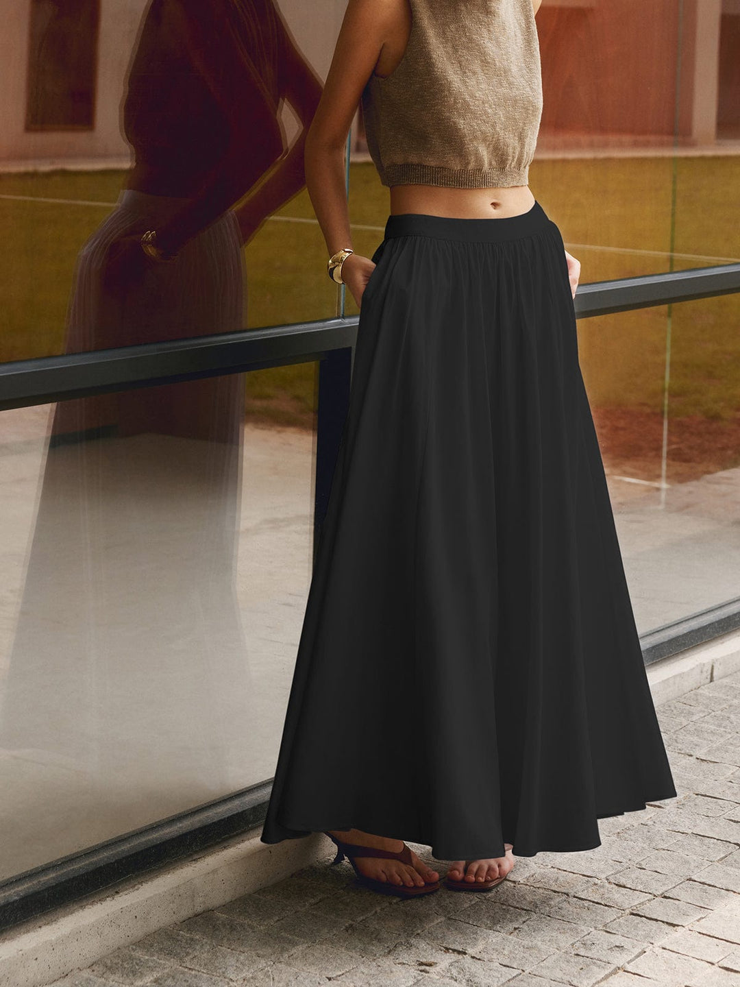Daphne | Classic Long Full Skirt