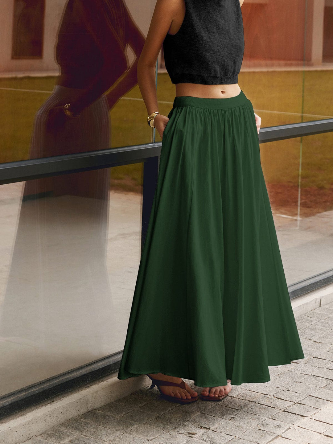 Daphne | Classic Long Full Skirt