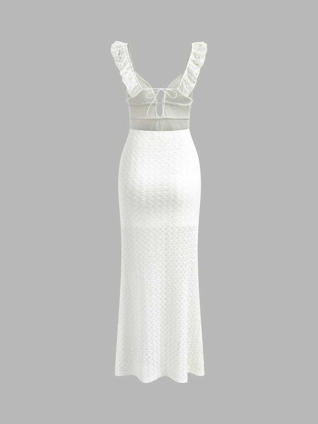 Women's Elegant Mermaid Evening Gown with Stylish Cut-Outs