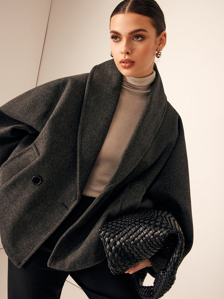 Short Tweed Jacket for Women - Chic and Structured