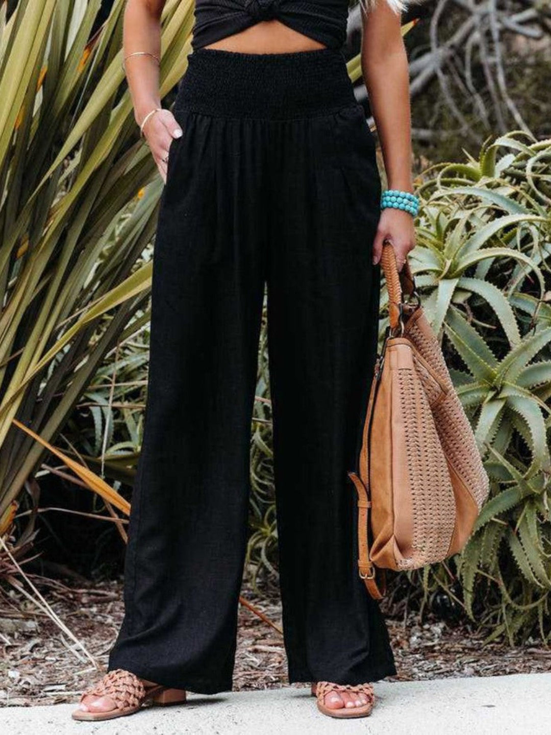MICHELLE – RELAXED WIDE-LEG PANTS