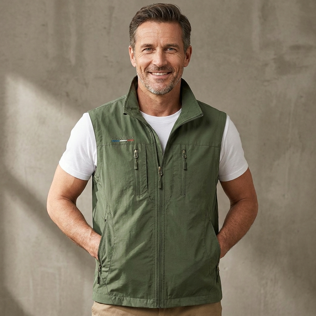 Chantelle™  |  Men's Multi-Pocket Outdoor Gilet