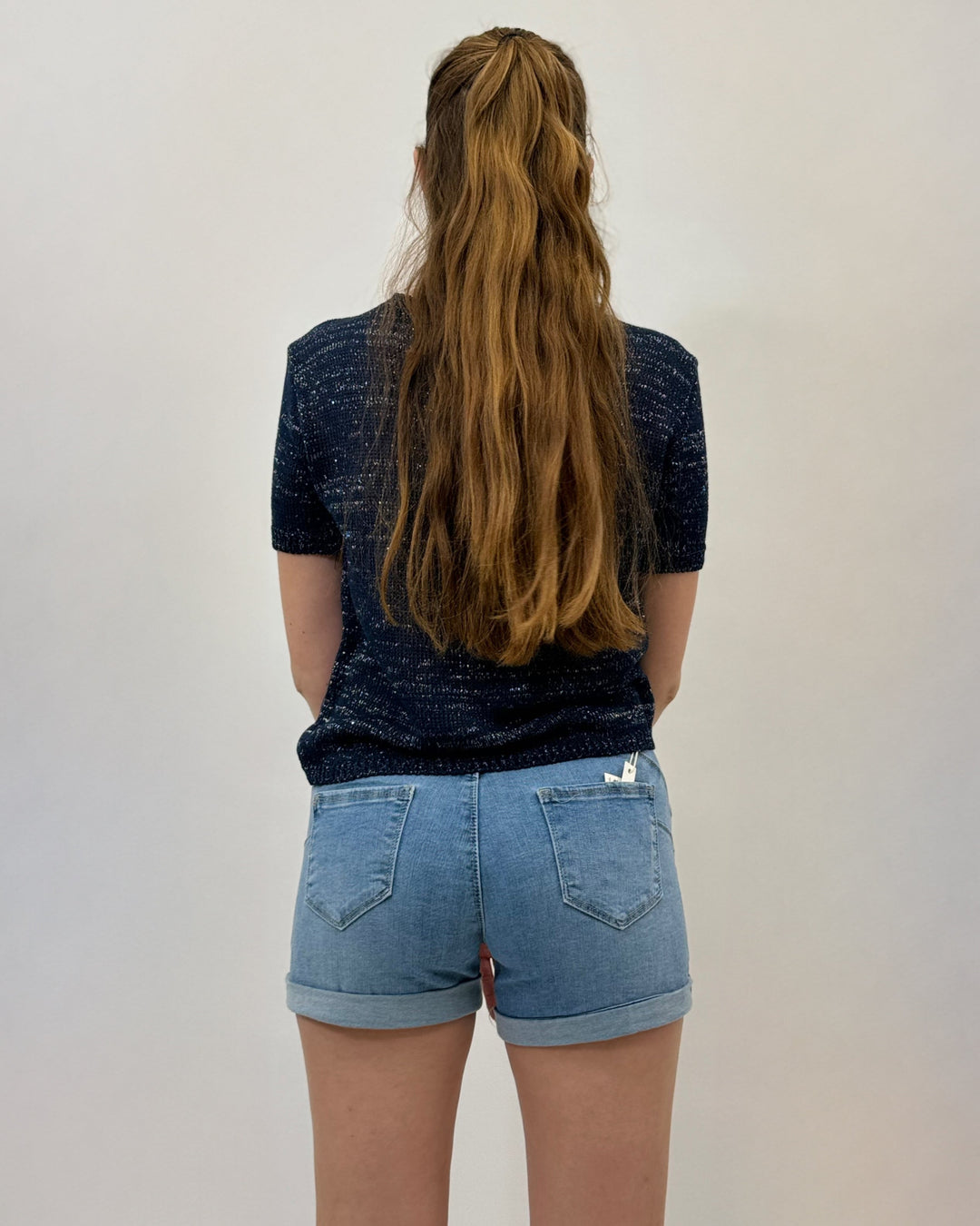 Ingrid™  |  Stretch soft luxurious fabrics Shorts Turn-up