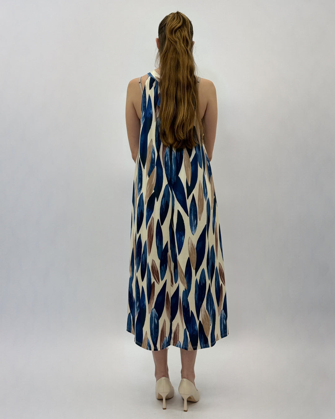 Halter™  |  Neck Printed Dress
