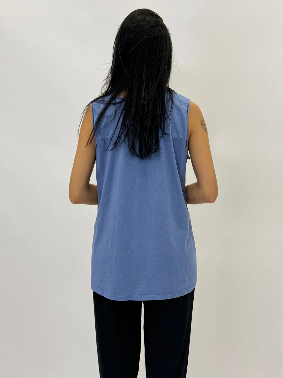 Hester™  |  Sleeveless Top Floral Detail