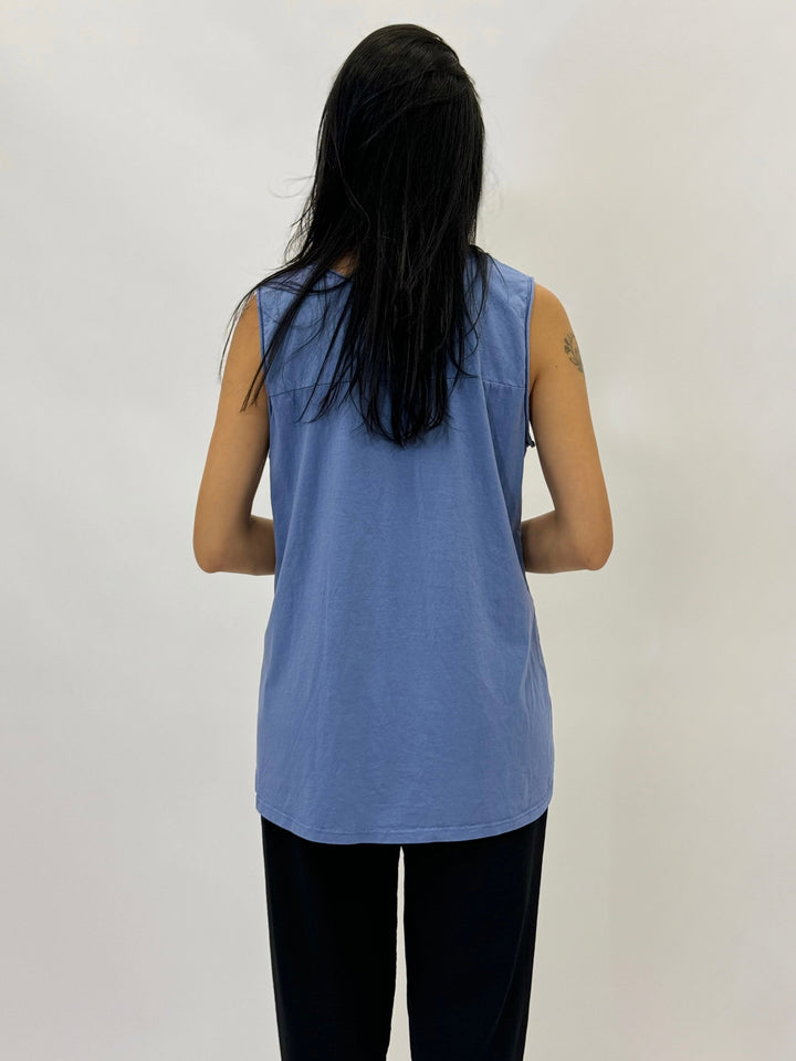 Viviane™  |  Sleeveless Top Floral Detail