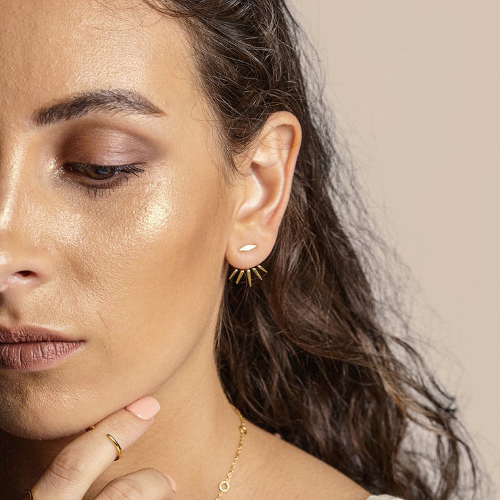 Ear Spike Earrings Simple Earrings - Elena Harper