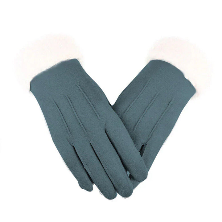 Women's Gloves with Faux Fur Lining