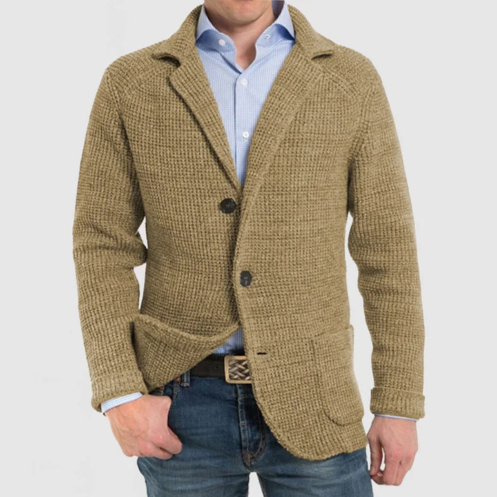 Elegant Men's Cardigan for Business and Leisure