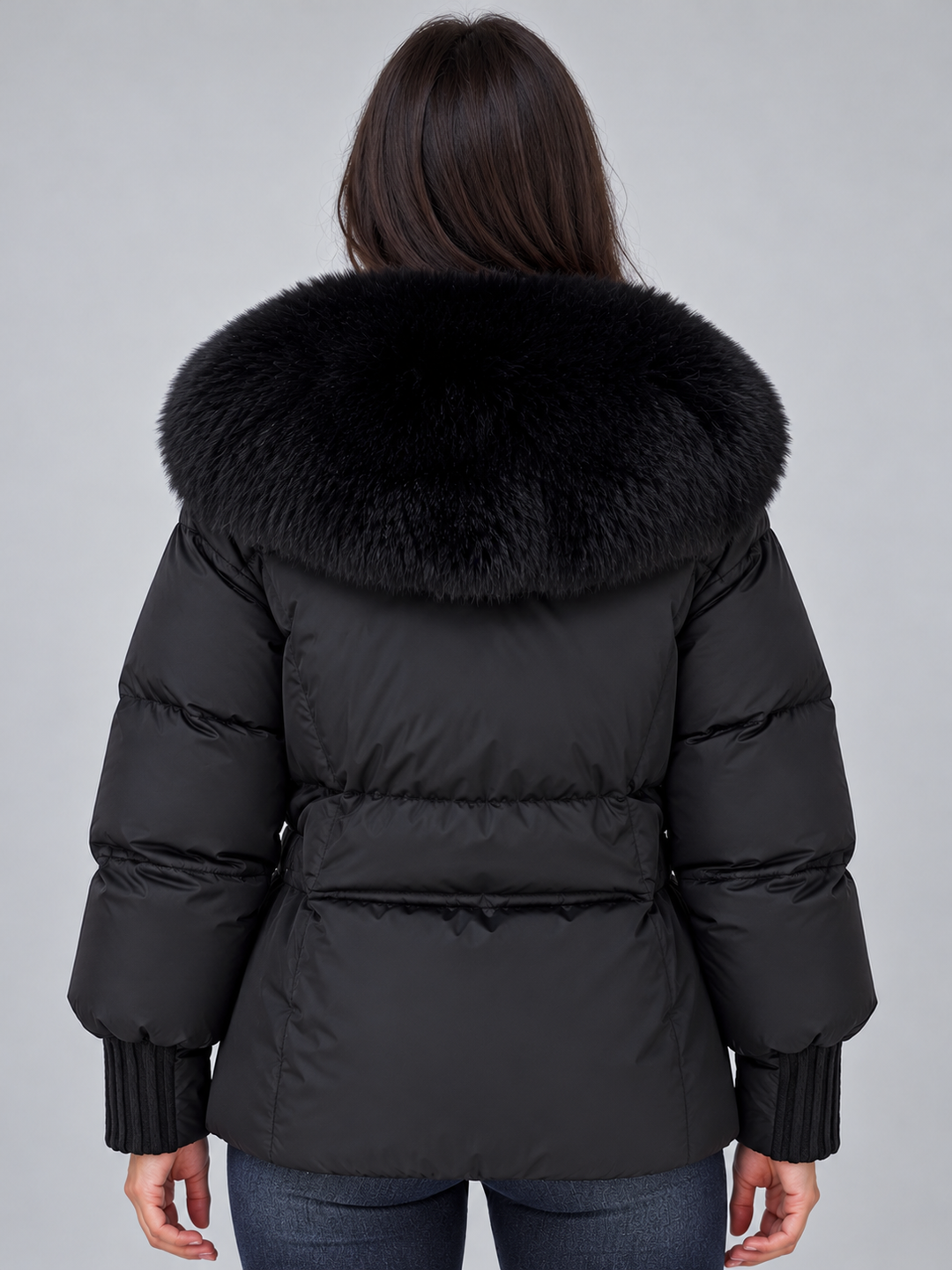 Women’s Faux Fur Collar Puffer Jacket