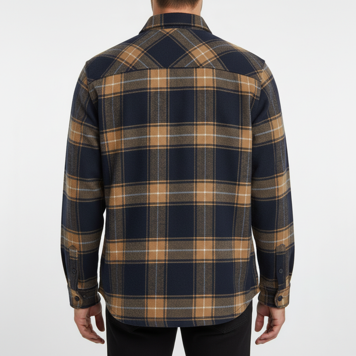 LAURENT MONACO | COSY FLANNEL CHECK SHIRT FOR MEN