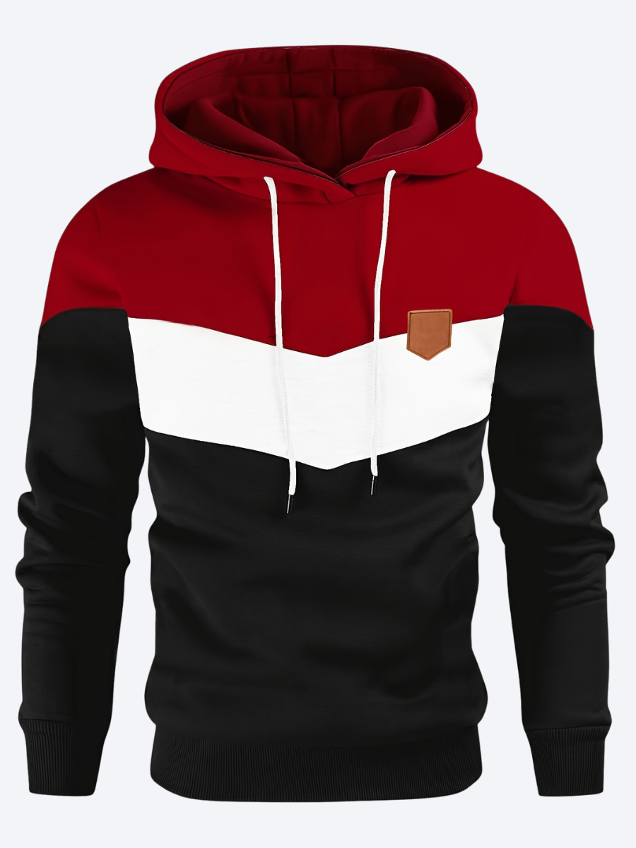 LAURENT MONACO | COLOR BLOCK HOODIE FOR MEN