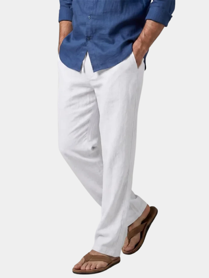 LAURENT MONACO | RELAXED LINEN PANTS FOR MEN