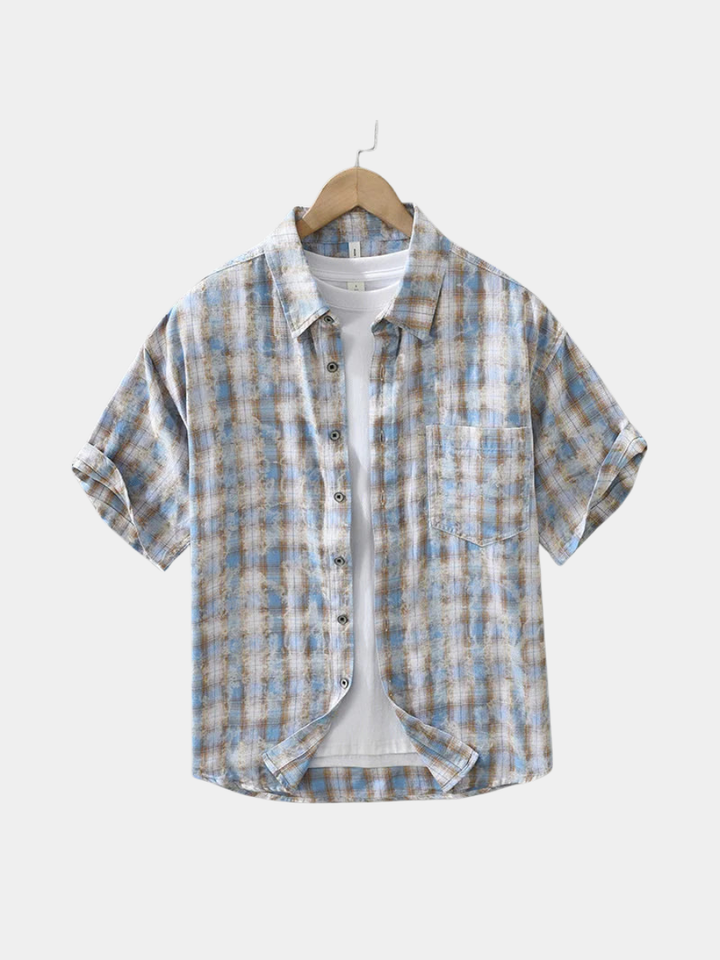 LAURENT MONACO | RETRO CHECK SHIRT FOR MEN