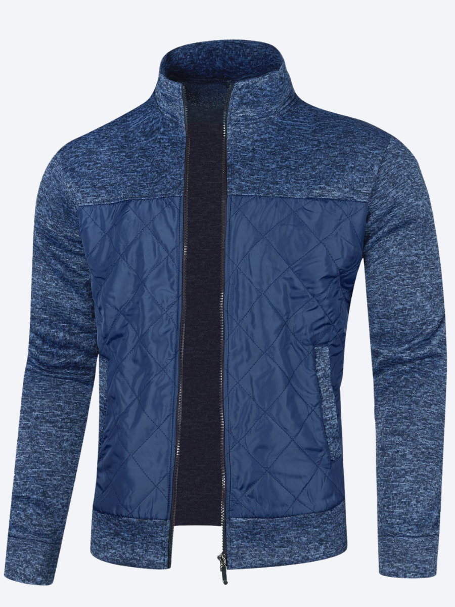 LAURENT MONACO | HIGH COLLAR ZIPPER JACKET FOR MEN