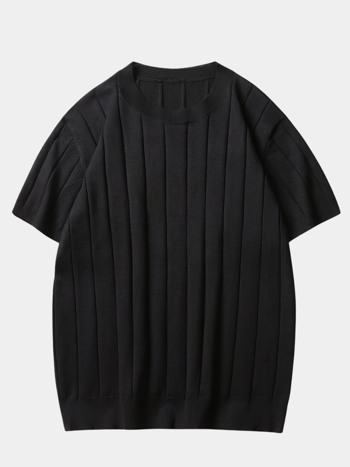 LAURENT MONACO | STRIPED MESH T-SHIRT FOR MEN