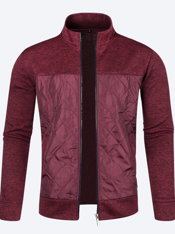 LAURENT MONACO | HIGH COLLAR ZIPPER JACKET FOR MEN