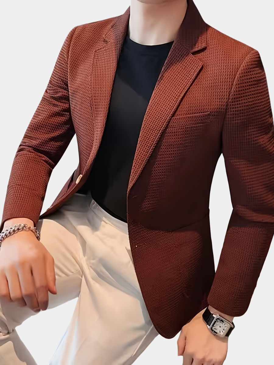 LAURENT MONACO | TEXTURED KNIT JACKET FOR MEN