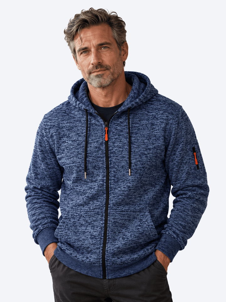 LAURENT MONACO | THICK ZIP-UP HOODIE FOR MEN