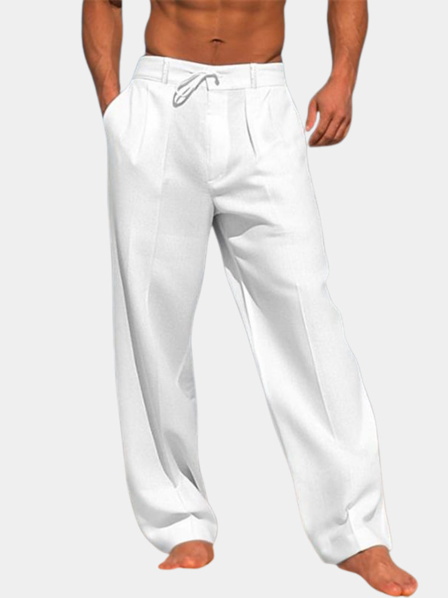 LAURENT MONACO | COASTAL LINEN PANTS FOR MEN