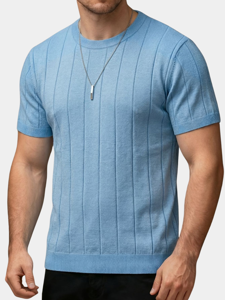 LAURENT MONACO | STRIPED T-SHIRT AND COTTON FOR MEN