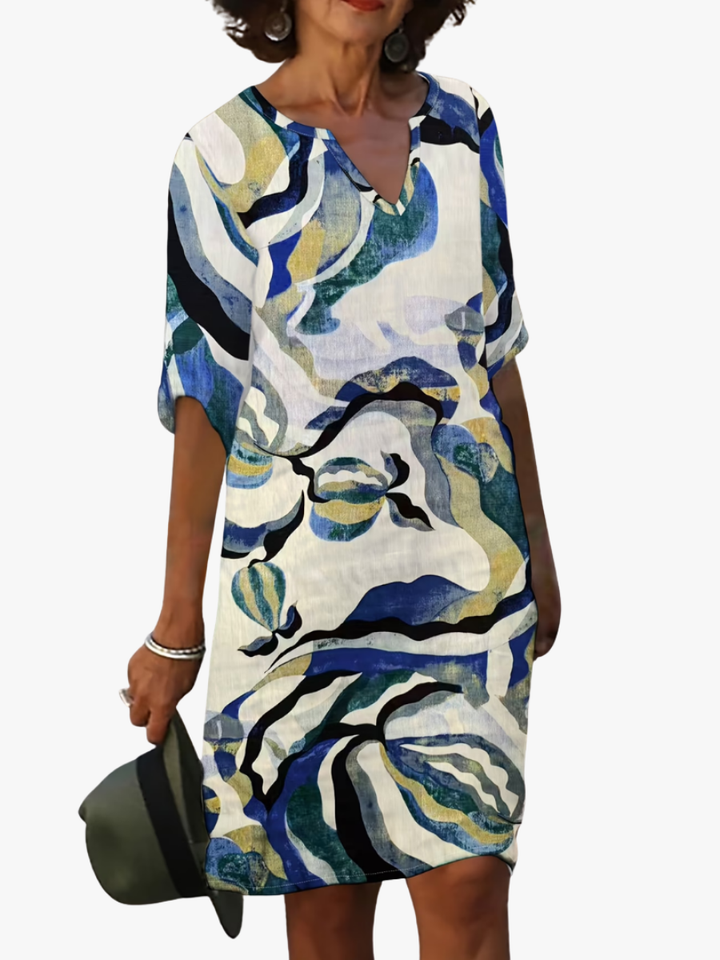 SUMMER DRESS WITH PRINT FOR WOMEN