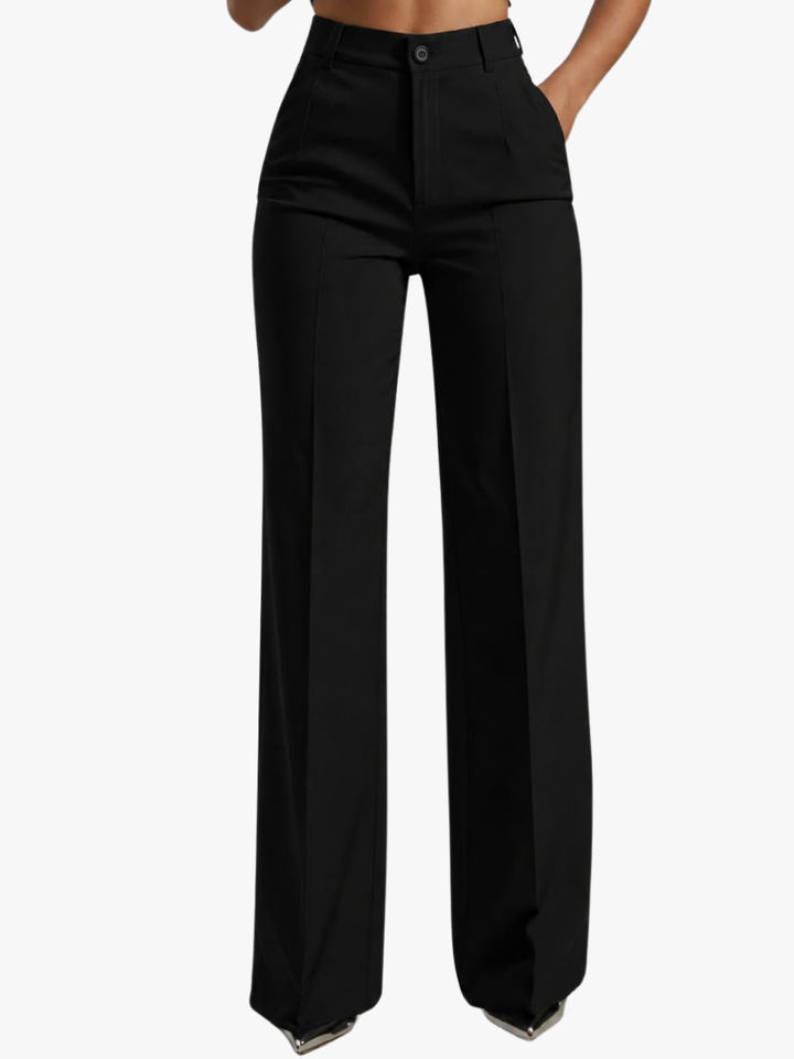 CHIC HIGH-WAIST PANTS FOR WOMEN