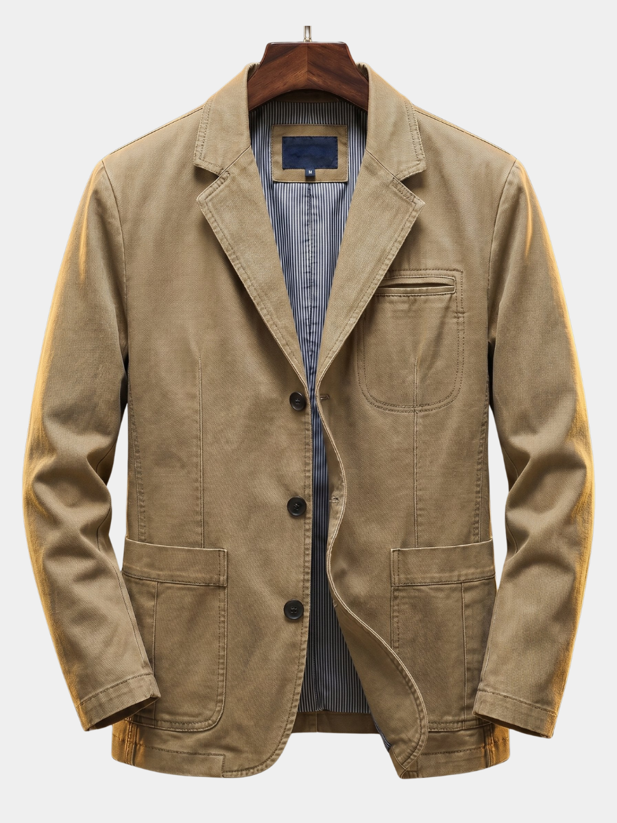 LAURENT MONACO | HEAVY DENIM SHIRT FOR MEN