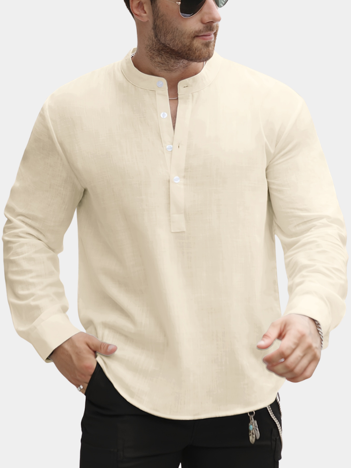 LAURENT MONACO | BOAT NECK SHIRT FOR MEN