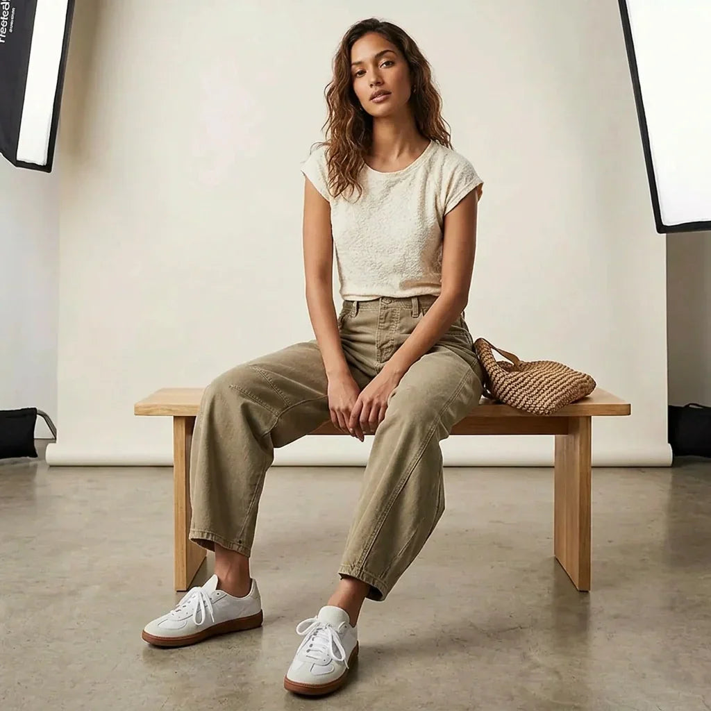 Women's High-Waisted Jeans – Relaxed Fit for Daily Use