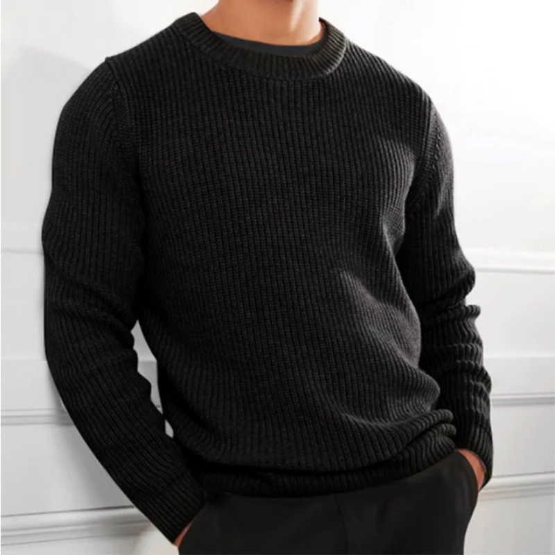 Raphaël - Basic Knit Pullover for Men