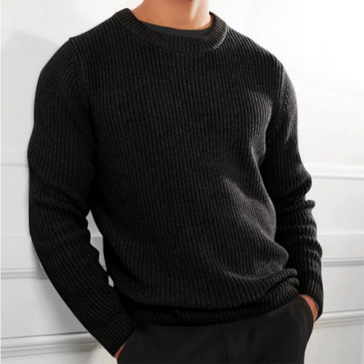 Raphaël - Basic Knit Pullover for Men