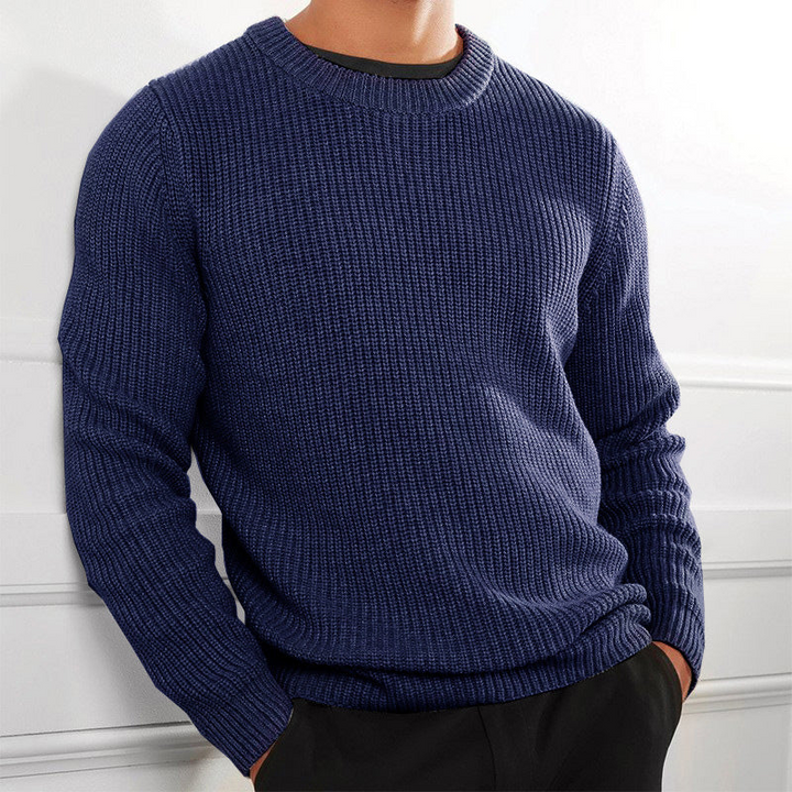 Raphaël - Basic Knit Pullover for Men