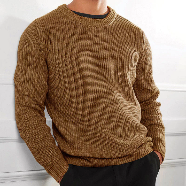 Raphaël - Basic Knit Pullover for Men
