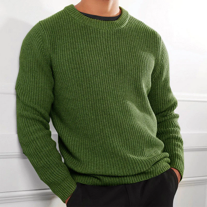 Raphaël - Basic Knit Pullover for Men