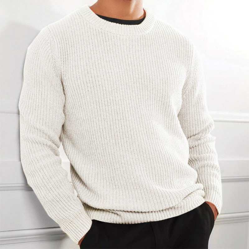 Raphaël - Basic Knit Pullover for Men