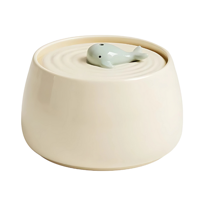 Siporia Automatic Ceramic Pet Water Fountain for Cats & Dogs