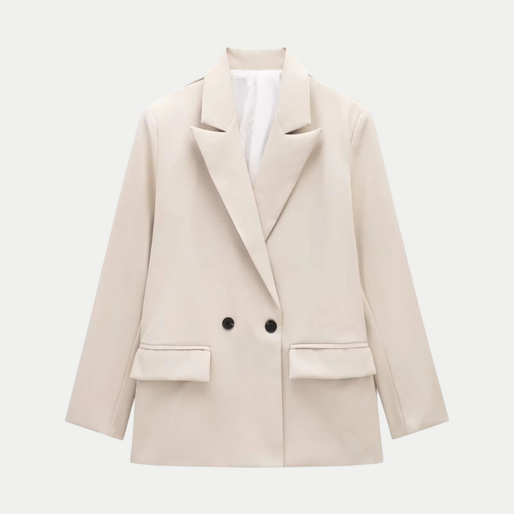 Elegant and Modern Women's Double-Breasted Blazer