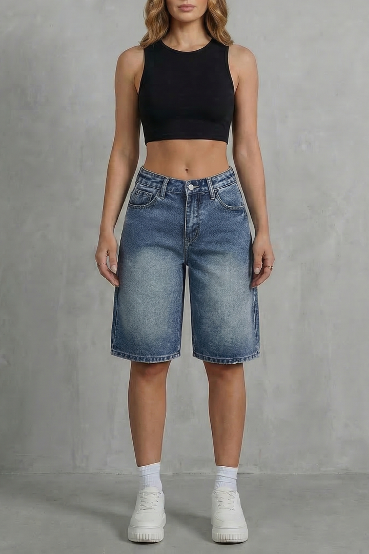 Bellamira – Vintage high waist – Denim shorts