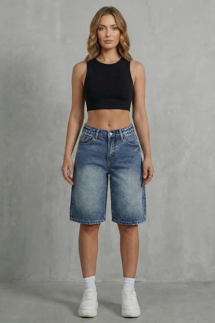Bellamira – Vintage high waist – Denim shorts
