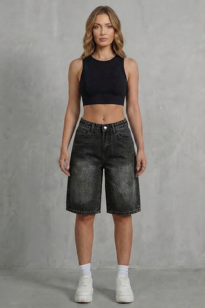 Bellamira – Vintage high waist – Denim shorts