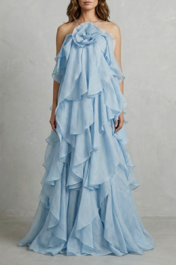 Bellarose – Layered ruffle statement – Maxi dress