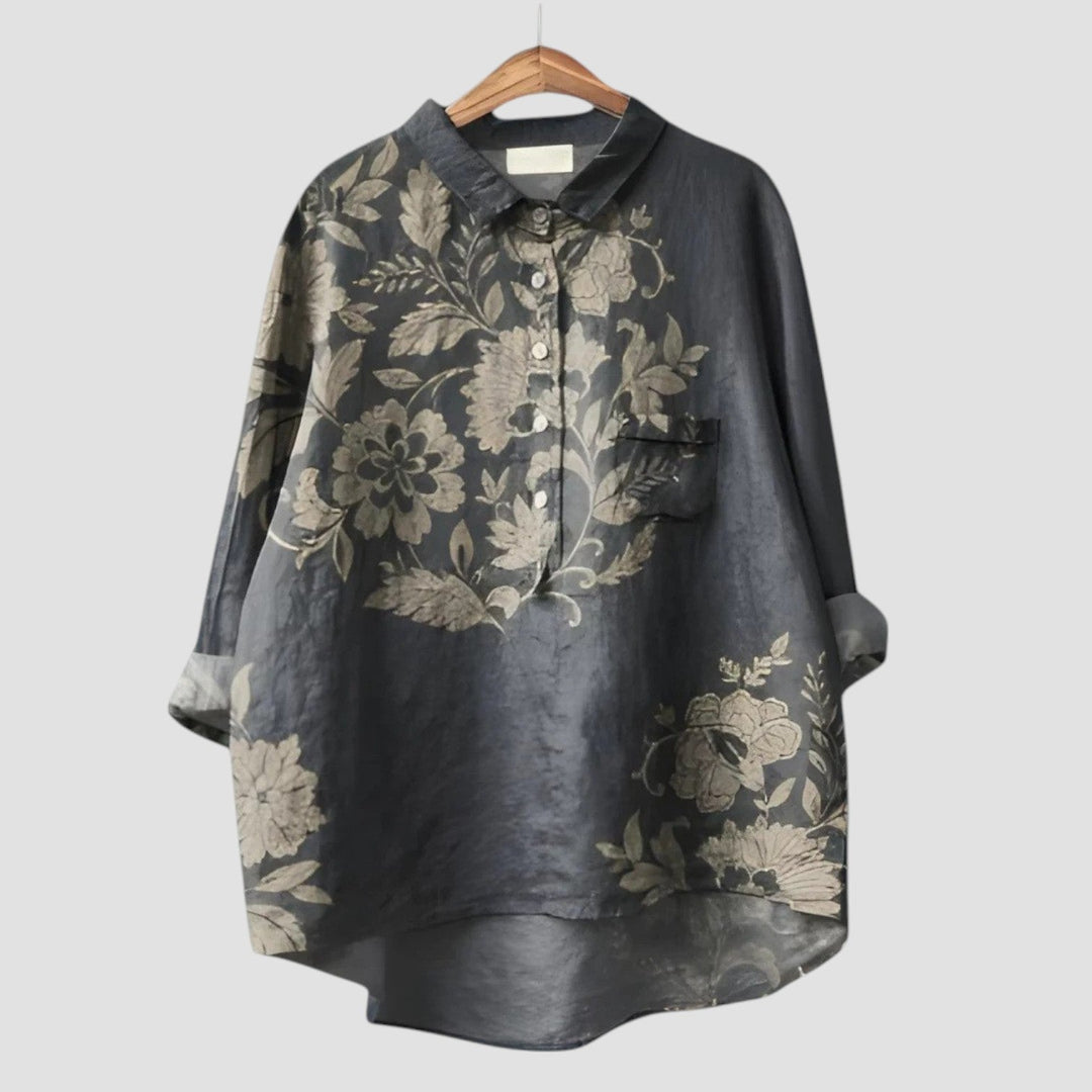 Liorra™ | 2025 – Floral Oversized Blouse