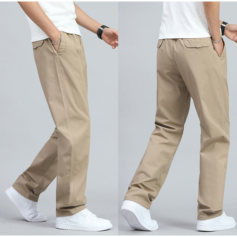 LAURENT MONACO | MEN'S WIDE COTTON PANTS