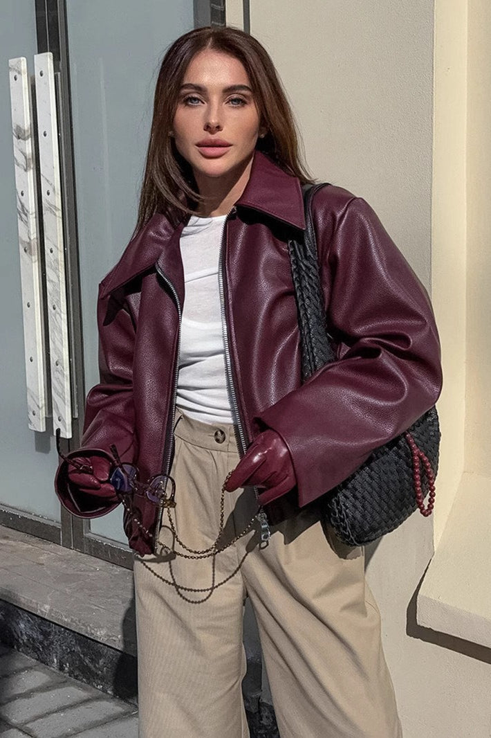 Biker Jacket for Women | Short Cut & Casual Fit