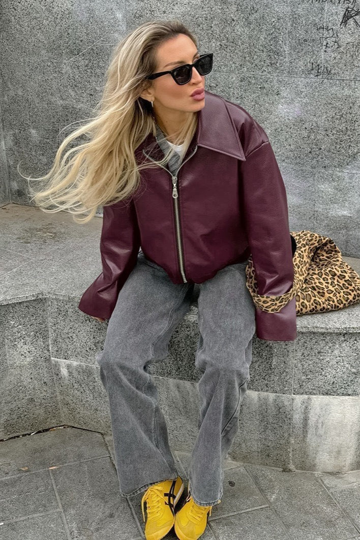 Biker Jacket for Women | Short Cut & Casual Fit