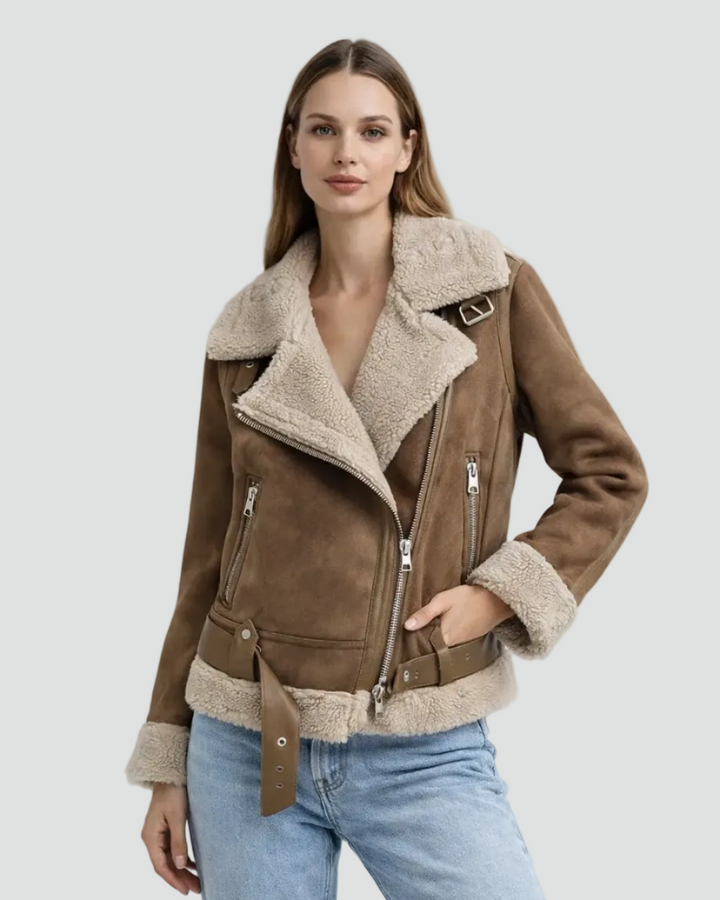 Biker Jacket Women | Teddy Lining & Tailored Cut