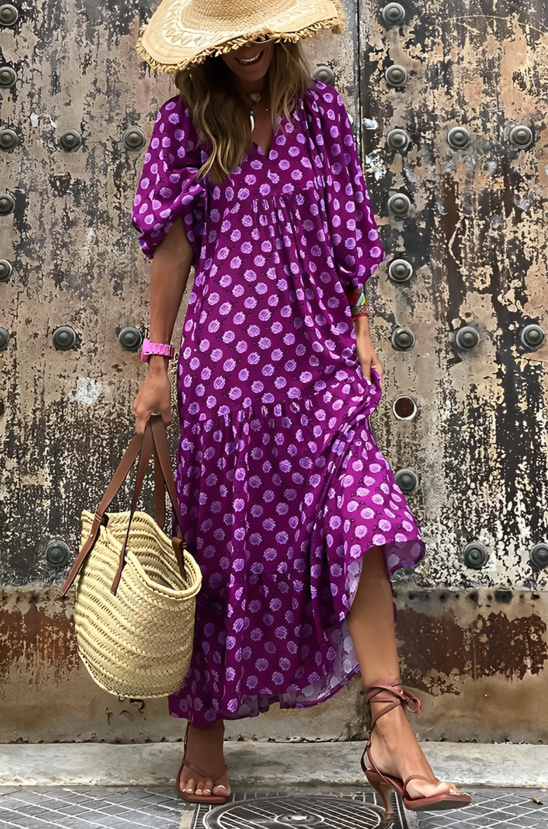 Vanessa™  |  Long Maxi Dress Print