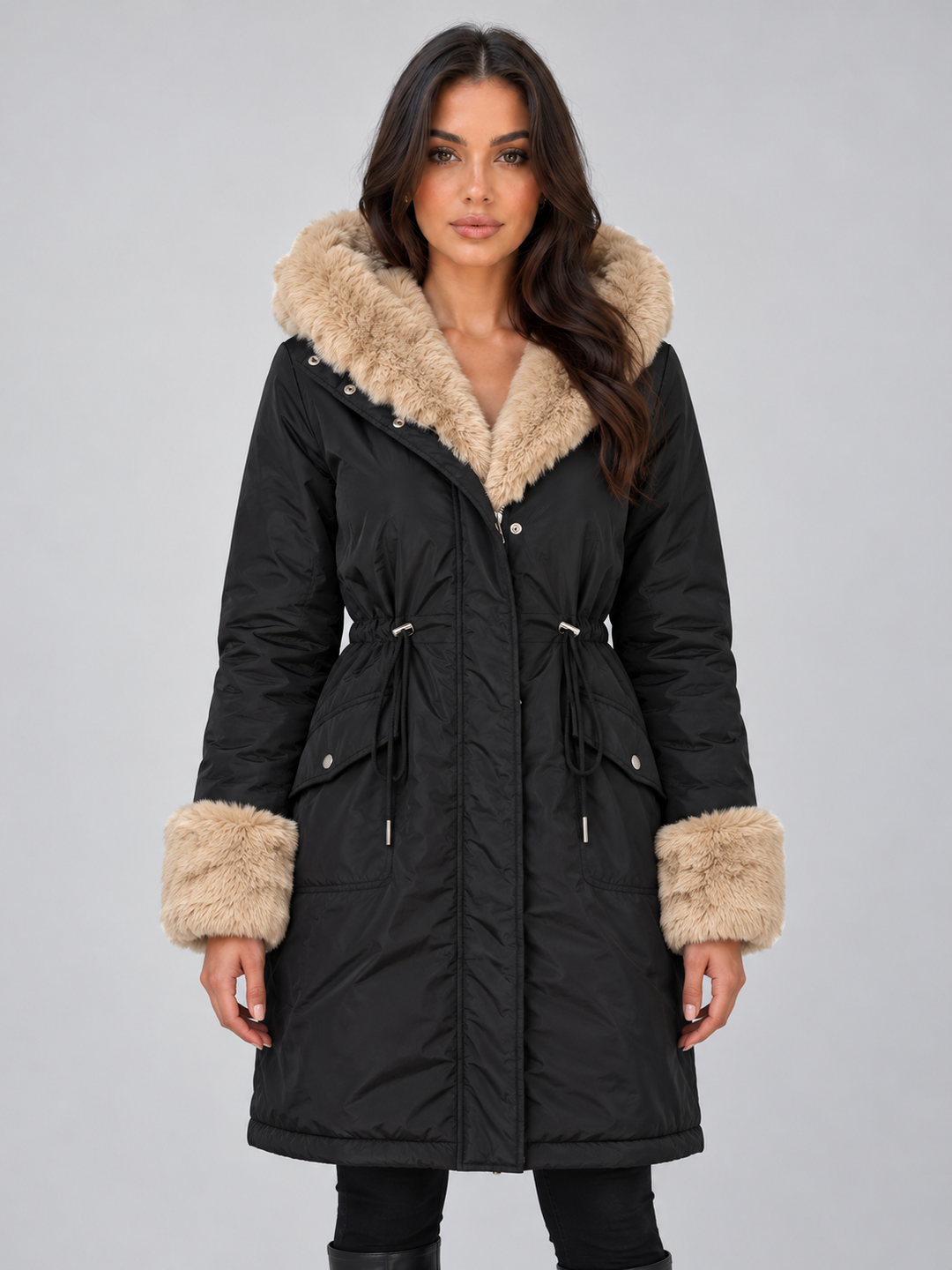 Women’s Faux Fur Lined Hooded Parka
