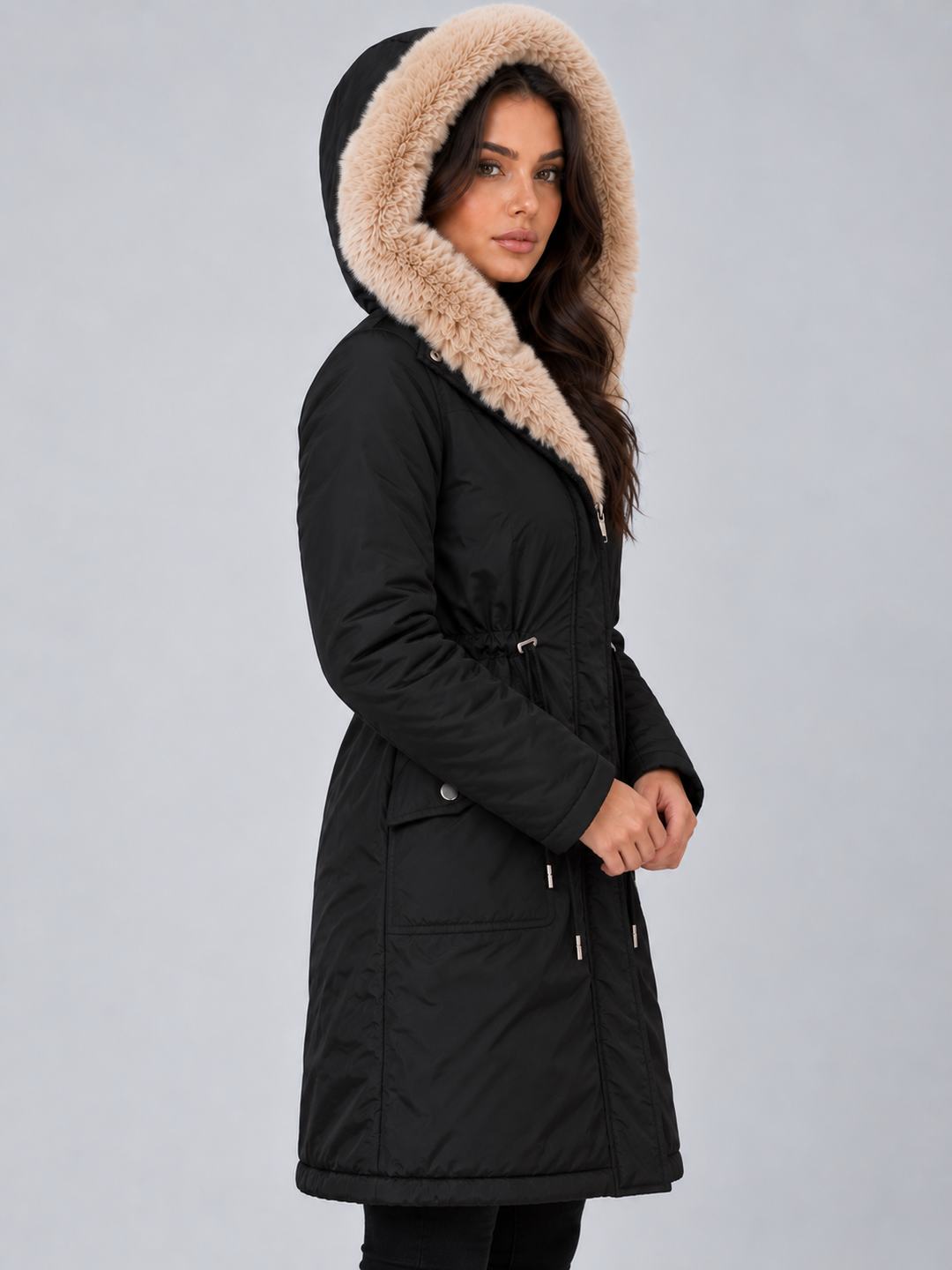 Women’s Faux Fur Lined Hooded Parka
